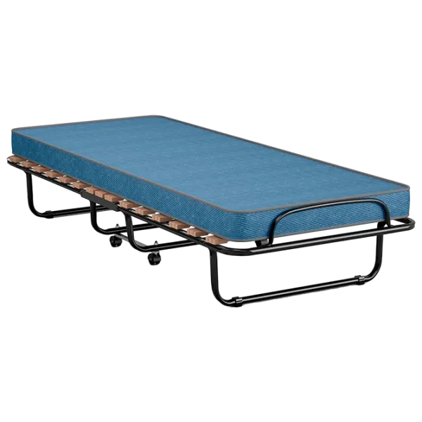 Раскладушка Costway HW69423NY холст / 125 кг / Черный photo 1 Раскладушка Costway HW69423NY холст / 125 кг / Черный photo 1