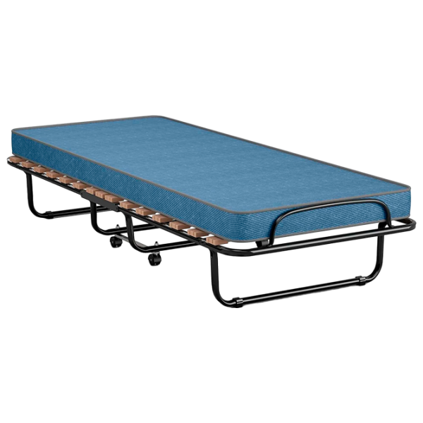 Раскладушка Costway HW69423NY холст / 125 кг / Черный photo 1 Раскладушка Costway HW69423NY холст / 125 кг / Черный photo 1