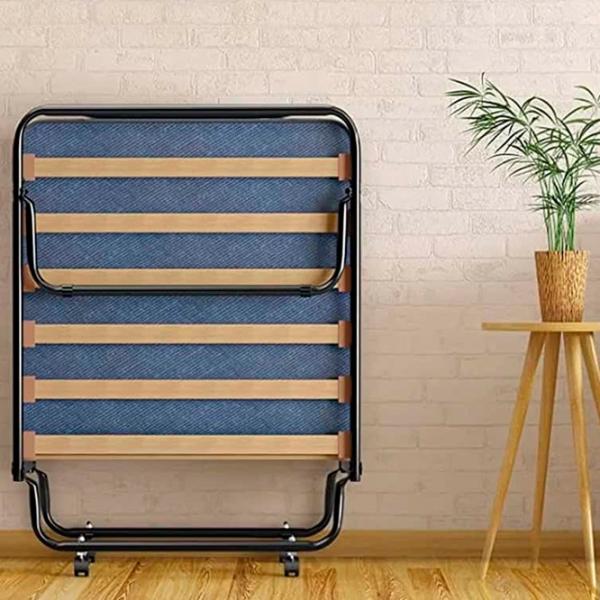 Раскладушка Costway HW69423NY холст / 125 кг / Черный photo 4 Раскладушка Costway HW69423NY холст / 125 кг / Черный photo 4