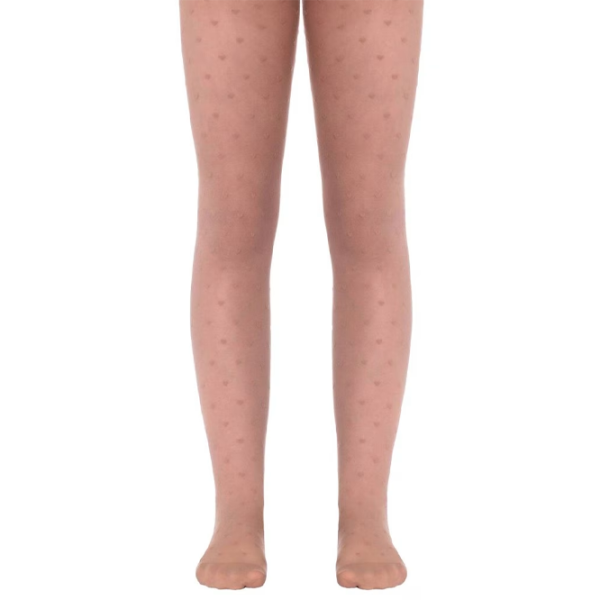 Colanți pentru fetiţe Conte 16C-46 116 - 122 / Natural Beige photo 1