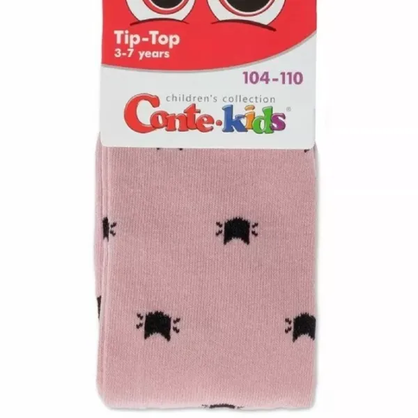 Colanți pentru fete Conte Kids TIP-TOP 104 - 110 / Pink photo 2