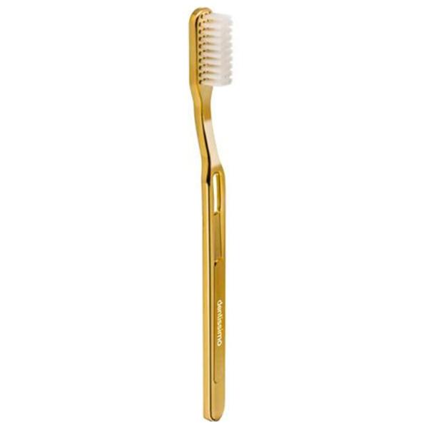 Periuță de dinți Dentissimo Medium Gold 1 photo 1