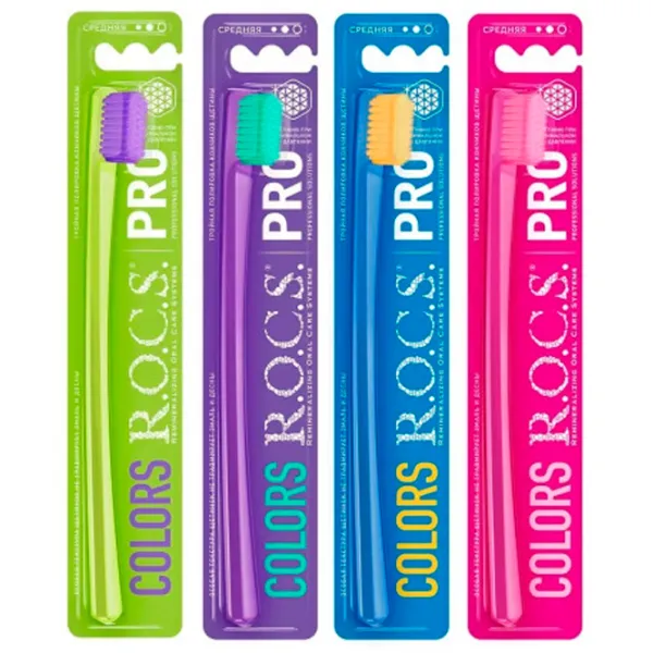 Periuță de dinți R.O.C.S. PRO Colors 1 photo 1