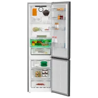 Frigider Beko B5RCNA405ZXBR cu congelator jos 355 l / 203.5 cm / Inox photo 3