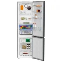 Frigider Beko B5RCNA405ZXBR cu congelator jos 355 l / 203.5 cm / Inox photo 5