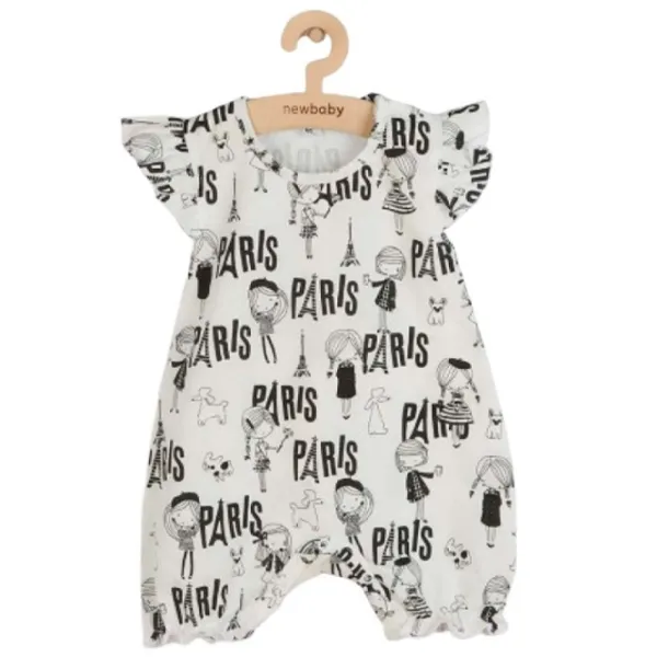 Body pentru fete New Baby Paris 86 / 100% bumbac photo 1
