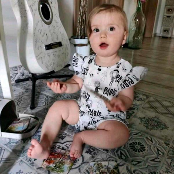 Body pentru fete New Baby Paris 86 / 100% bumbac photo 2