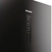 Frigider Haier HDW3620DNPD cu congelator jos 377 l / 200 cm / Graphite photo 3