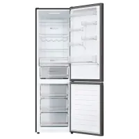 Frigider Haier HDW3620DNPD cu congelator jos 377 l / 200 cm / Graphite photo 4