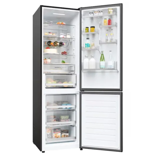 Холодильник Haier HDW3620DNPD с нижней морозильной камерой 377 л / 200 cm / Графит photo 7