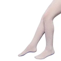 Colanți pentru fetiţe Conte Kids TIP-TOP 150 - 152 / White