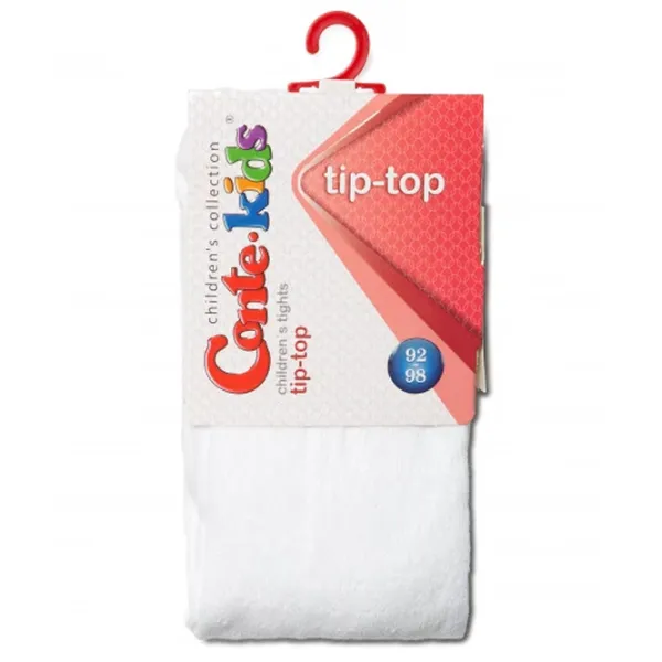 Colanți pentru fetiţe Conte Kids TIP-TOP 150 - 152 / White photo 4 Colanți pentru fetiţe Conte Kids TIP-TOP 150 - 152 / White photo 4