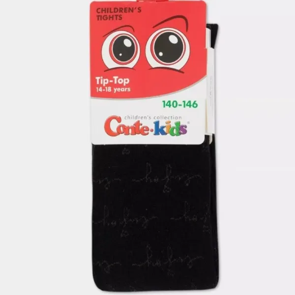 Колготки для девочек Conte Kids TIP-TOP 140 -146 / Черный photo 3