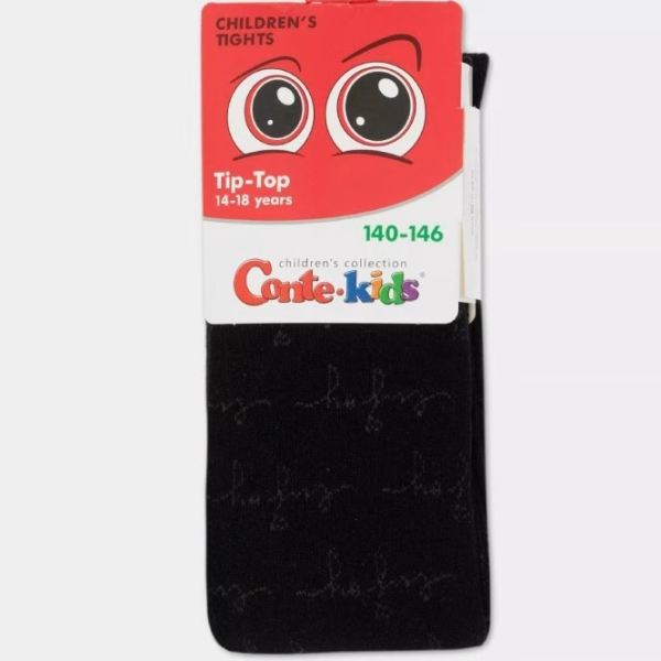 Колготки для девочек Conte Kids TIP-TOP 140 -146 / Черный photo 3