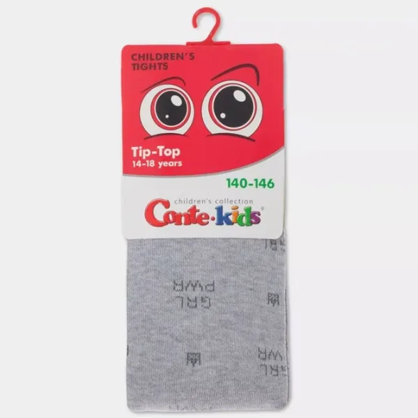 Колготки для девочек Conte Kids TIP-TOP 140 -146 / Light Grey photo 2 Колготки для девочек Conte Kids TIP-TOP 140 -146 / Light Grey photo 2