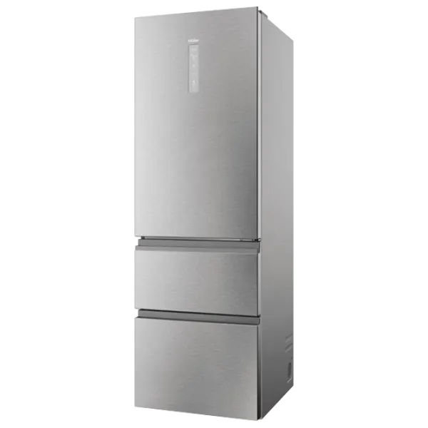 Холодильник Haier HTW5618DNMG с нижней морозильной камерой 360 л / 185 cm / Нержавеющая сталь photo 1