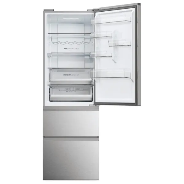 Холодильник Haier HTW5618DNMG с нижней морозильной камерой 360 л / 185 cm / Нержавеющая сталь photo 5