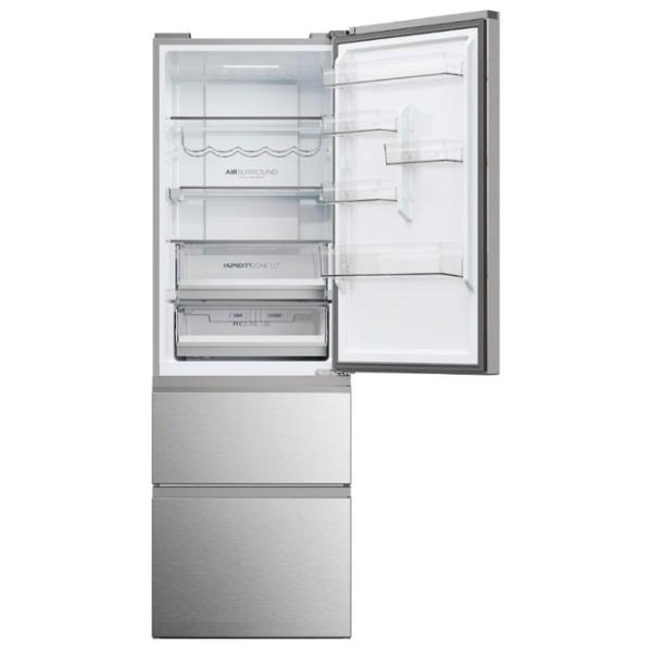 Холодильник Haier HTW5618DNMG с нижней морозильной камерой 360 л / 185 cm / Нержавеющая сталь photo 5