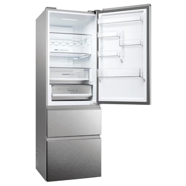 Холодильник Haier HTW5618DNMG с нижней морозильной камерой 360 л / 185 cm / Нержавеющая сталь photo 6
