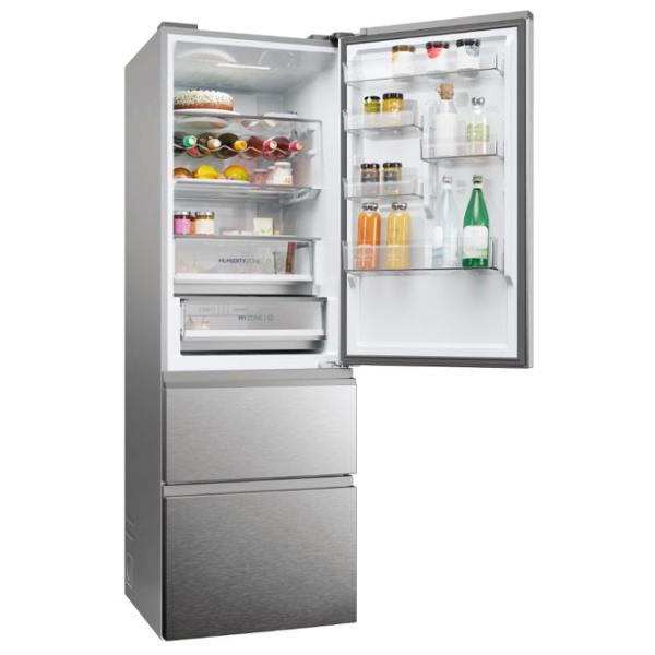 Холодильник Haier HTW5618DNMG с нижней морозильной камерой 360 л / 185 cm / Нержавеющая сталь photo 7