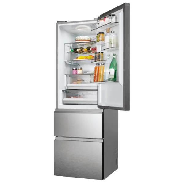Холодильник Haier HTW5618DNMG с нижней морозильной камерой 360 л / 185 cm / Нержавеющая сталь photo 8
