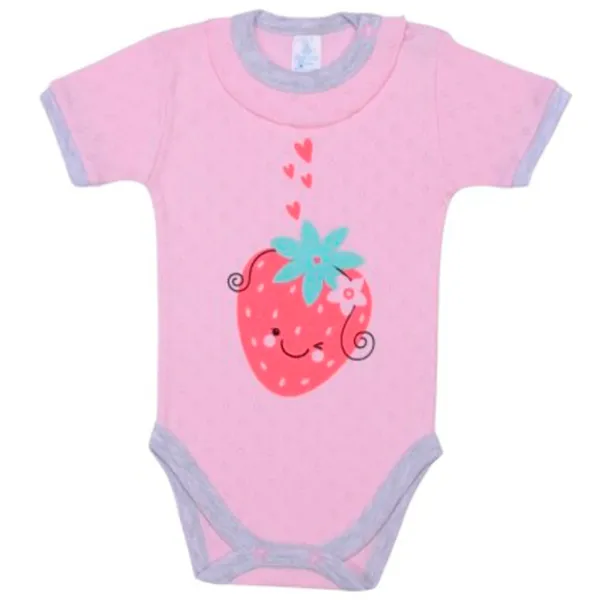 Body для девочек Veres Strawberry 68 / 100% хлопок photo 1