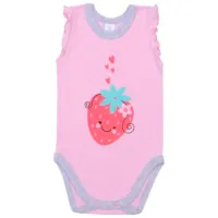 Body для девочек Veres Strawberry 80 / 100% хлопок
