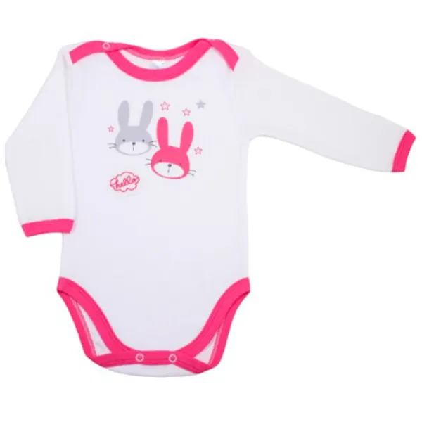 Body pentru fete Veres Hello Bunny 62 / 100% bumbac photo 1 Body pentru fete Veres Hello Bunny 62 / 100% bumbac photo 1