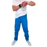 Pantaloni medicali unisex Soling Vademecum XS / Light Blue