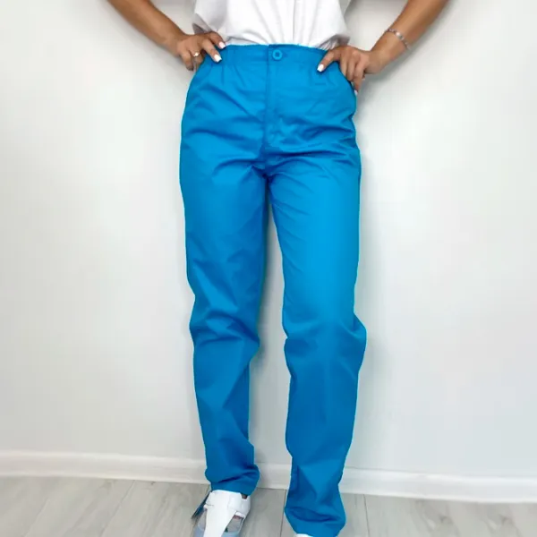 Pantaloni medicali unisex Soling Vademecum XS / Light Blue photo 2