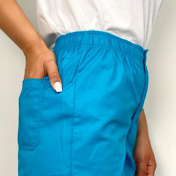 Pantaloni medicali unisex Soling Vademecum XS / Light Blue photo 3