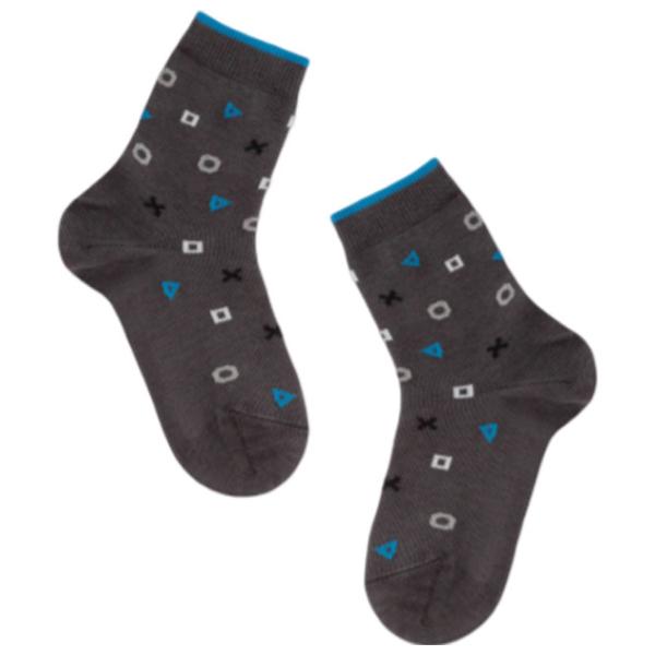 Șosete pentru băieți Conte ESLI 21C-90 14 / Graphite photo 1 Șosete pentru băieți Conte ESLI 21C-90 14 / Graphite photo 1