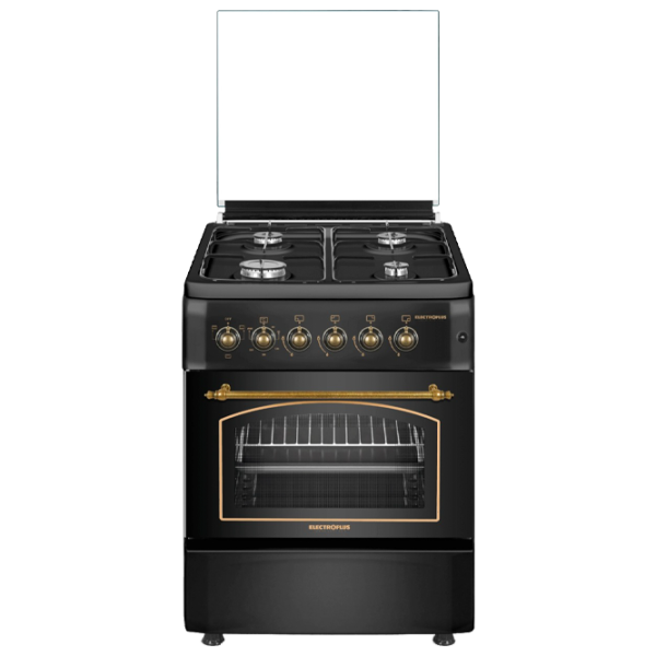 Aragaz Electroplus EP6000 E BL RETRO Pe gaz/ Black/  photo 1