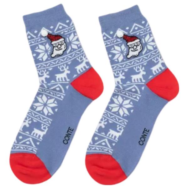 Șosete unisex Conte NEW YEAR 21C-64 11 - 12 / Denim photo 1