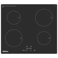 Plită încorporabilă cu inducție Backer BIN60X4 Vitroceramică / Black
