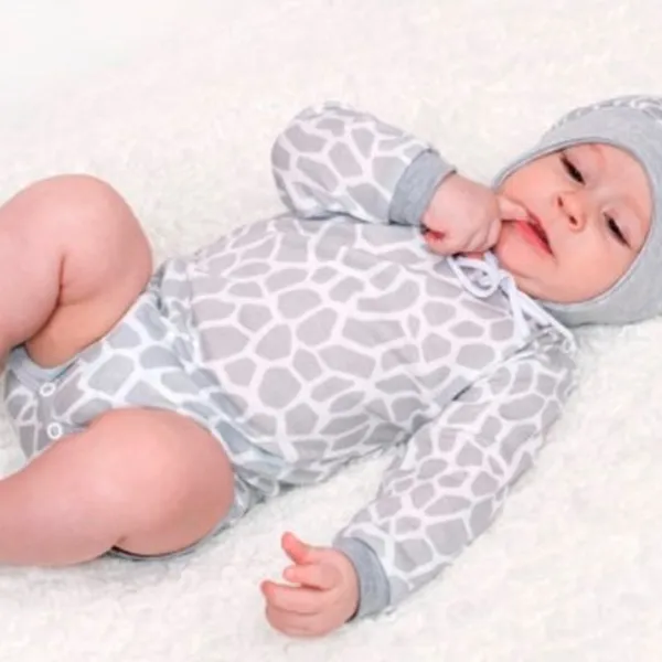 Body unisex New Baby Giraffe 62 / 100% bumbac photo 3 Body unisex New Baby Giraffe 62 / 100% bumbac photo 3