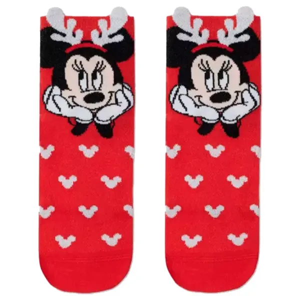 Носки для девочек Conte NEW YEAR DISNEY 21C-66 16 - 18 / Красный photo 1 Носки для девочек Conte NEW YEAR DISNEY 21C-66 16 - 18 / Красный photo 1