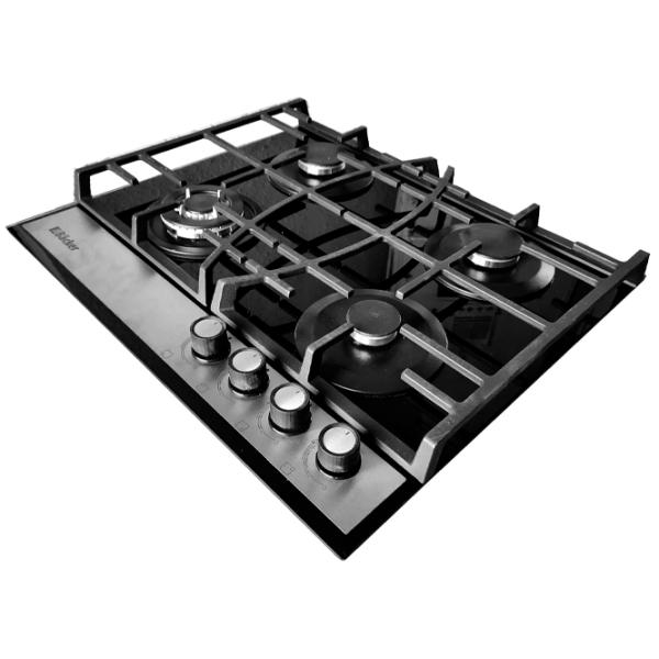 Plită încorporabilă pe gaz Backer HC-435W A Sticlă călită / Black photo 2