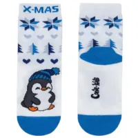 Șosete unisex Conte NEW YEAR 21C-67  13 - 14 / White