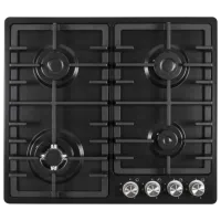 Газовая варочная панель Backer BCE-EN 4500 W Метал / Черный