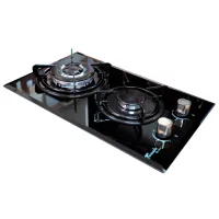 Plită încorporabilă pe gaz Tornado TR322CS ECO Sticlă călită / Black photo 2