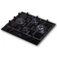 Plită încorporabilă pe gaz Tornado TR4020HM ROMB Sticlă călită / Black photo 2