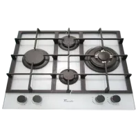 Газовая варочная панель Tornado TR4020HM ROMB Закаленное стекло / Белый