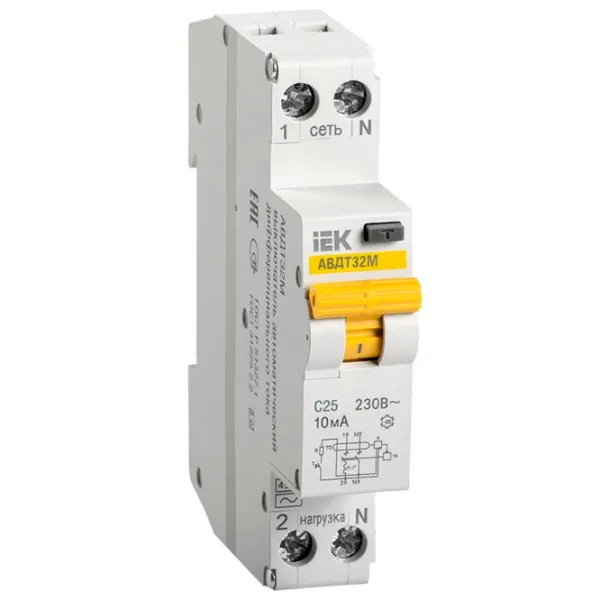 Întrerupător automat IEK MAD32-5-025-C-10 Modulară / 25 A photo 1