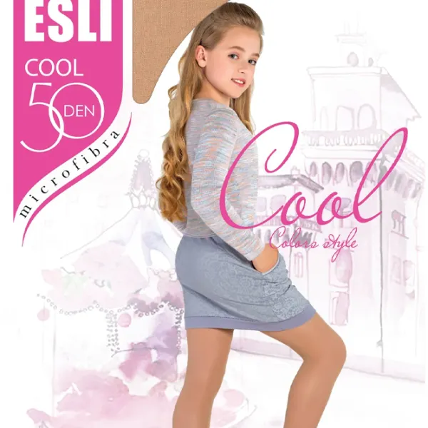 Colanți pentru fetiţe Esli Cool 140 -146 / Black photo 2 Colanți pentru fetiţe Esli Cool 140 -146 / Black photo 2