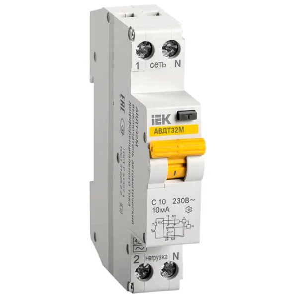 Автоматический выключатель IEK MAD32-5-010-C-10 Модульная / 10 A photo 1
