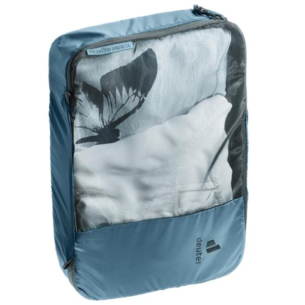 Husă pentru haine Deuter Mesh Zip Pack 5 l / Neylon / Atlantic photo 1