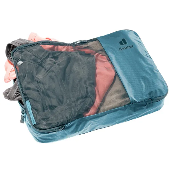 Husă pentru haine Deuter Mesh Zip Pack 5 l / Neylon / Atlantic photo 2