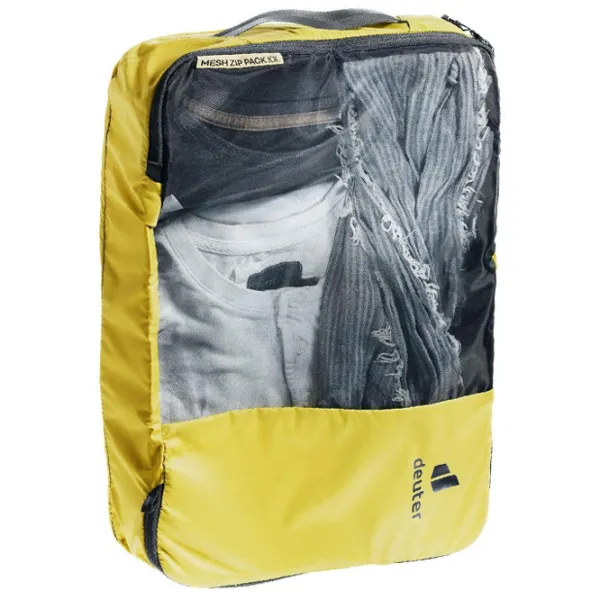 Чехол для одежды Deuter Mesh Zip Pack 10 л / Hейлон / Куркума - черная photo 1