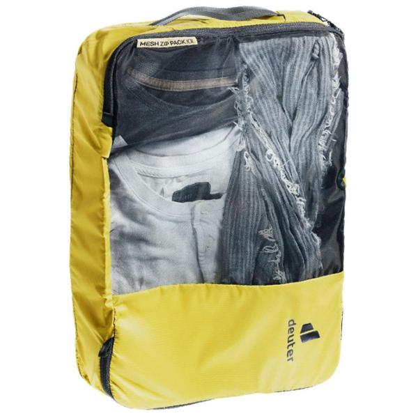 Чехол для одежды Deuter Mesh Zip Pack 10 л / Hейлон / Куркума - черная photo 1